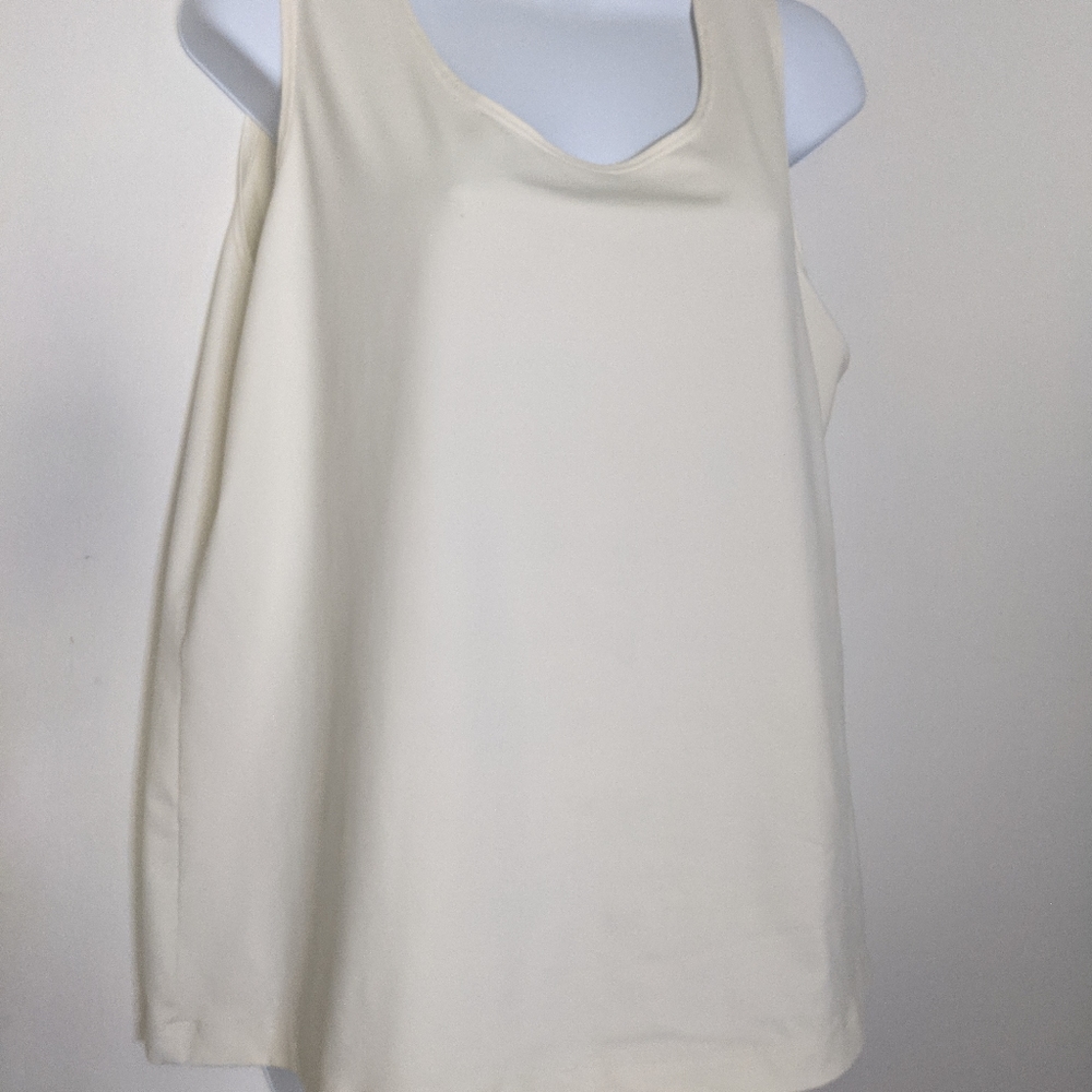 Size 3 Chicos cream tank top